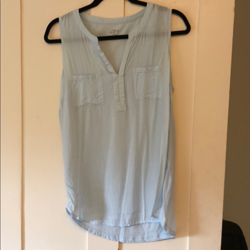 Baby blue utility top!